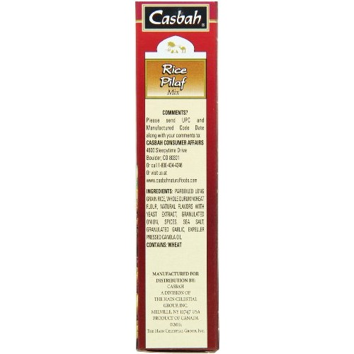 Casbah Authentic Grains, Seasoned Rice Pilaf Mix, 7 Ounce Pack