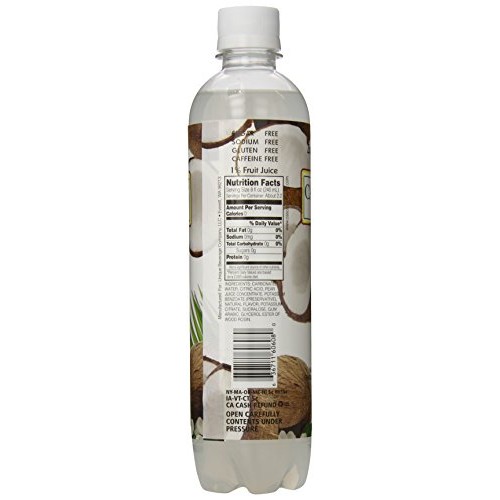 Cascade Ice Sparkling Water, Coconut, 17.2 Fl Oz Pack Of 12