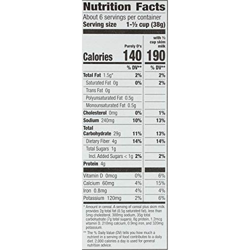 Cascadian Farm Organic Purely Os Cereal, 8.6 Oz