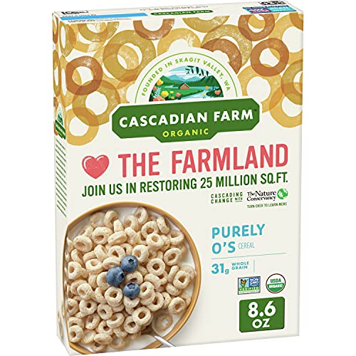 Cascadian Farm Organic Purely Os Cereal, 8.6 Oz