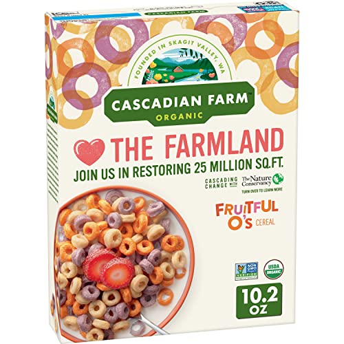 Cascadian Farm Organic Fruitful Os Cereal 10.2 Oz
