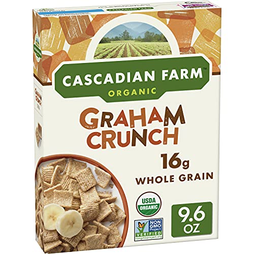 Cascadian Farm Organic Graham Crunch Cereal 9.6 Oz Box