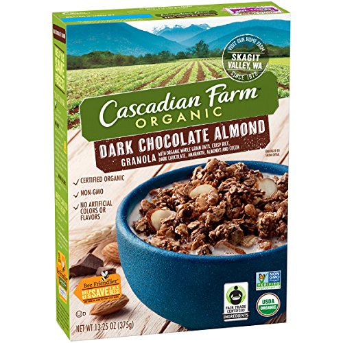 Cascadian Farm: Organic Dark Chocolate Almond Granola 1 X 13.25