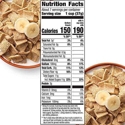 Cascadian Farm Organic Graham Crunch Cereal, 9.6 Ounce Pack Of 10