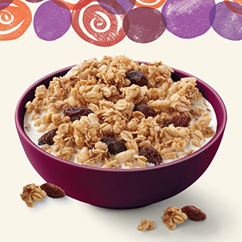 Cascadian Farm Organic Granola, Cinnamon Raisin Cereal, Resealab...