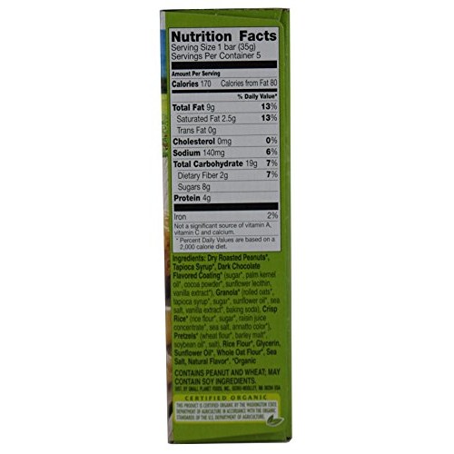 Cascadian Farm Organic Peanut Pretzel Chewy Granola Bars, 6.2 Ou