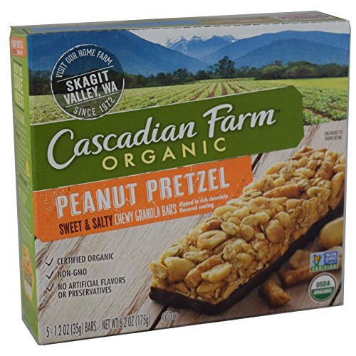 Cascadian Farm Organic Peanut Pretzel Chewy Granola Bars, 6.2 Ou