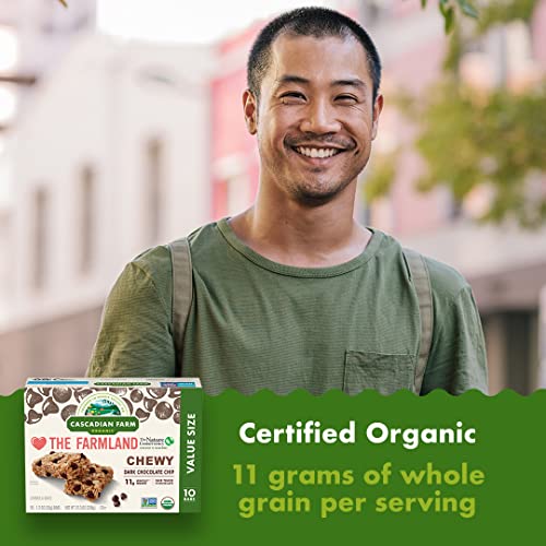 Cascadian Farm Organic Granola Bars, Chocolate Chip Chewy Granol