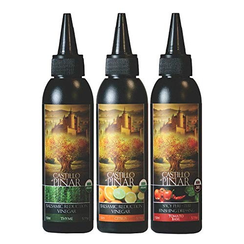 Castillo De Pinar 3-Pack Bundle - Thyme Balsamic Reduced Vinegar