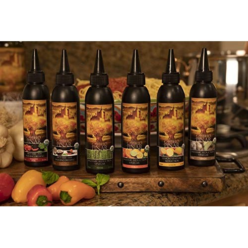 Castillo De Piñar Thyme Balsamic Reduced Vinegar 150Ml, Non-Gmo.
