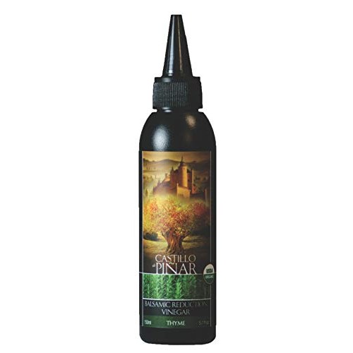Castillo De Piñar Thyme Balsamic Reduced Vinegar 150Ml, Non-Gmo.