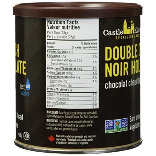 Castle Kitchen Double Dutch Dark Chocolate - Dairy-Free, Vegan P...