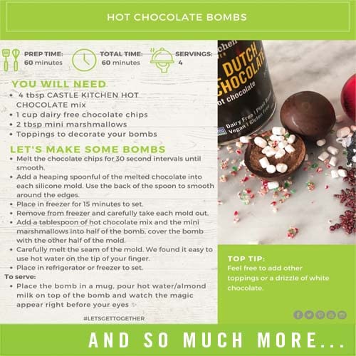Castle Kitchen Sugar Free Double Dutch Premium Dark Hot Chocolat