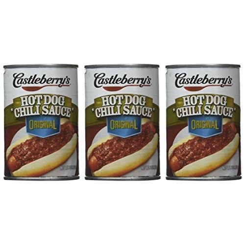 Castleberrys Original Hot Dog Chili Sauce 10 oz Cans 3 Pack