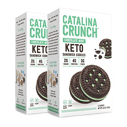 Catalina Crunch Chocolate Mint Keto Sandwich Cookies: Keto Cooki