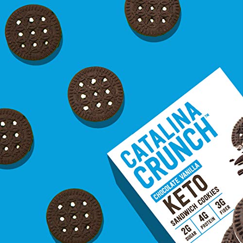 Catalina Crunch Chocolate Vanilla Keto Sandwich Cookies: Keto Co