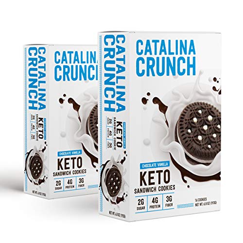 Catalina Crunch Chocolate Vanilla Keto Sandwich Cookies: Keto Co
