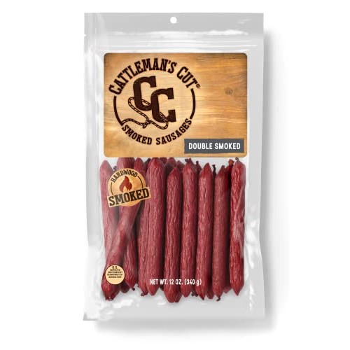 Cattlemans Cut Double Smoked Sausages, 12 Ounce