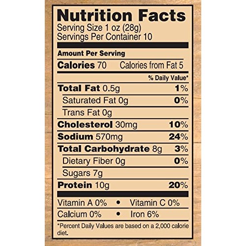 Cattlemans Cut Original Beef Jerky, 10 Ounce