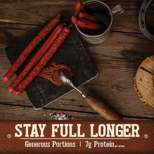 Cattlemans Cut Spicy Double Smoked Sausages, 12 Ounce