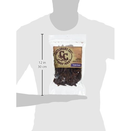 Cattlemans Cut Teriyaki Beef Jerky, 10 Ounce
