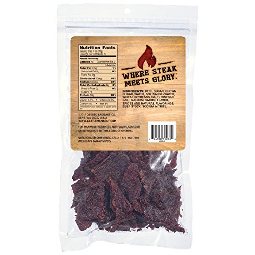 Cattlemans Cut Teriyaki Beef Jerky, 10 Ounce
