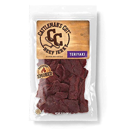 Cattlemans Cut Teriyaki Beef Jerky, 10 Ounce