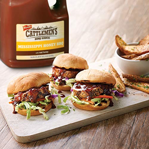 Cattlemens Mississippi Honey BBQ Sauce, 1 gal - One Gallon Bulk...
