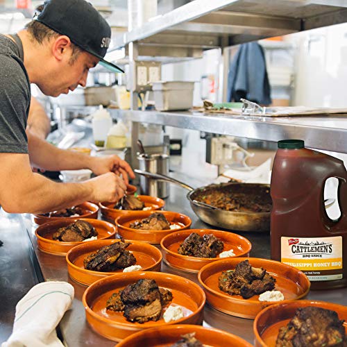 Cattlemens Mississippi Honey BBQ Sauce, 1 gal - One Gallon Bulk...