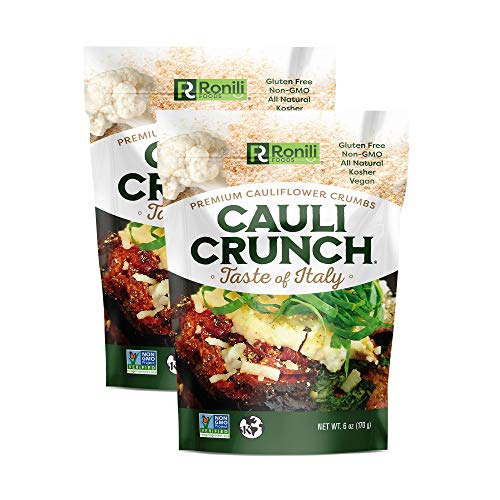 Cauli Crunch Plant Based Cauliflower Crumbs, 2-Pack 2X6 Oz, Gl