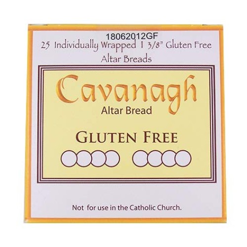 Gluten Free 1 3/8 Diameter 35Mm Altar Communion Bread 25 Coun