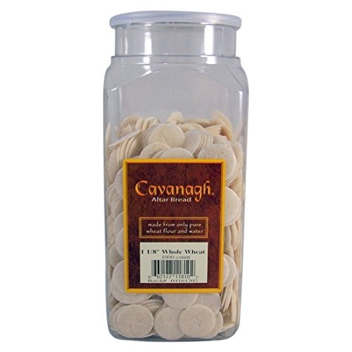 Cavanagh Altar Bread - 1 1/8 Whole Wheat - 1000/Container