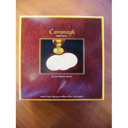 Cavanagh Extra Large Altar Bread - 5 3/4 Whole Wheat - 25/Box