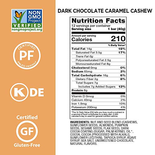 Caveman Foods Paleo-Friendly Nutrition Bar Dark Chocolate Carame Caveman Foods Paleo-Friendly Nutrition Bar Dark Chocolate Carame