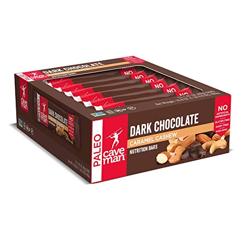 Caveman Foods Paleo-Friendly Nutrition Bar Dark Chocolate Carame Caveman Foods Paleo-Friendly Nutrition Bar Dark Chocolate Carame