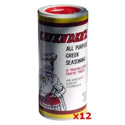 Cavenders All Purpose Greek Seasoning Case 12X8Oz