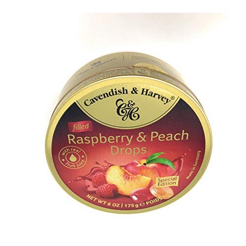 Cavendish &Amp; Harvey Limited Edition Raspberry And Peach Candy Dro