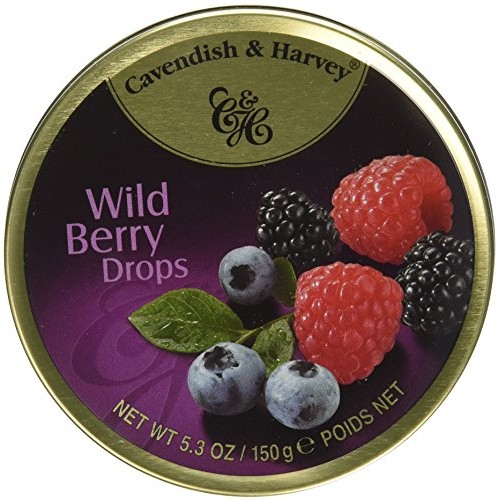5.3Ounce Tin-Cavendish &Amp; Harvey Wild Berry Drops