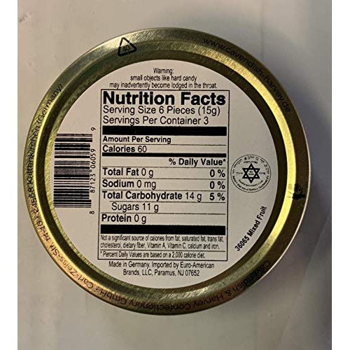 Cavendish &Amp; Harvey Mixed Fruit Drops 1.75 Ounce Pack Of 6