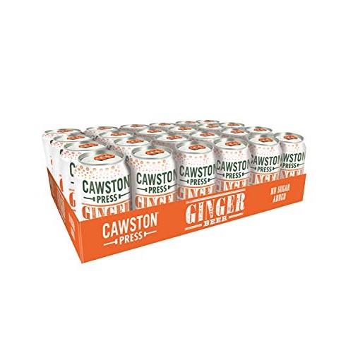 Cawston Press Sparkling Ginger Beer, 11.15 Ounce Cans Pack Of 24