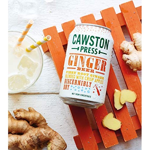 Cawston Press Sparkling Ginger Beer, 11.15 Ounce Cans Pack Of 24