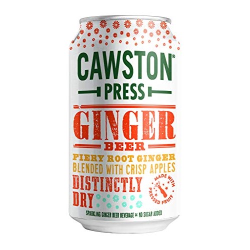 Cawston Press Sparkling Ginger Beer, 11.15 Ounce Cans Pack Of 24