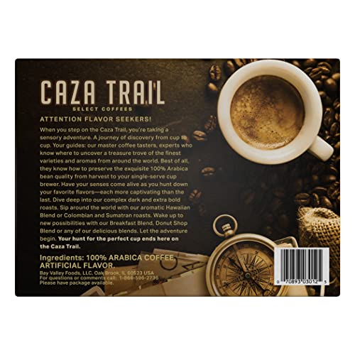 Caza Trail Coffee, Creamy Hazelnut, 100 Single Serve Cups