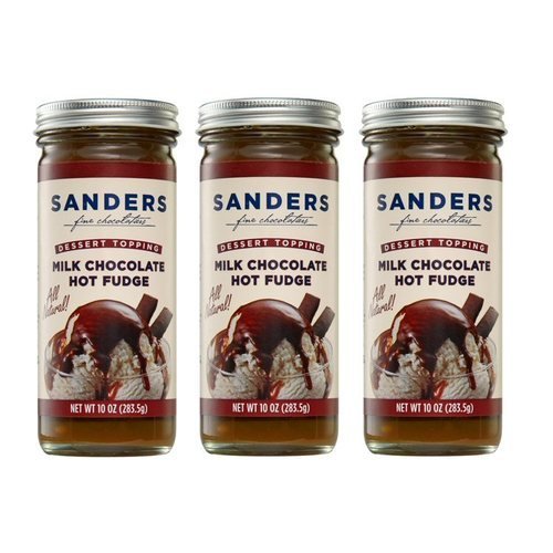 Sanders Original Dessert Topping Milk Chocolate Hot Fudge 10 Oz ...