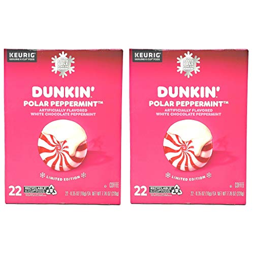 Dunkin Donuts Limited Edition Holiday Coffee K Cups - Polar Pepp