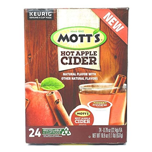 Motts Hot Apple Cider K Cups - Pack Of 2 Boxes - 48 K Cups Total