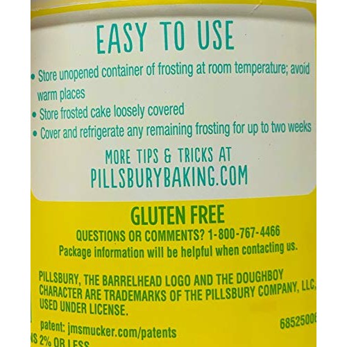 Pillsbury Funfetti Cake And Cupcake Mix And Funfetti Vanilla Fro