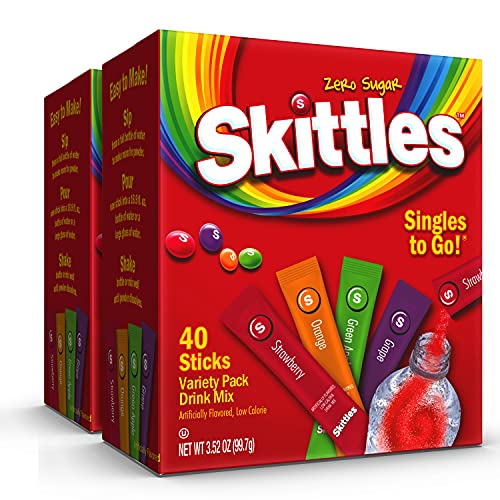 Skittles Zero Sugar Low Calorie Singles To Go Bulk Variety Pack
