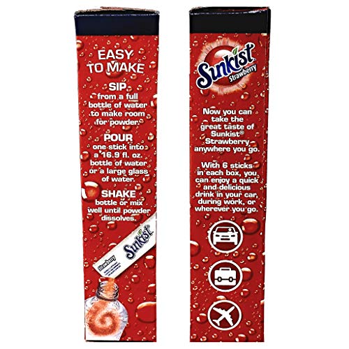 Sunkist Zero Sugar Singles To Go Bulk Variety Pack - 4 Flavors -