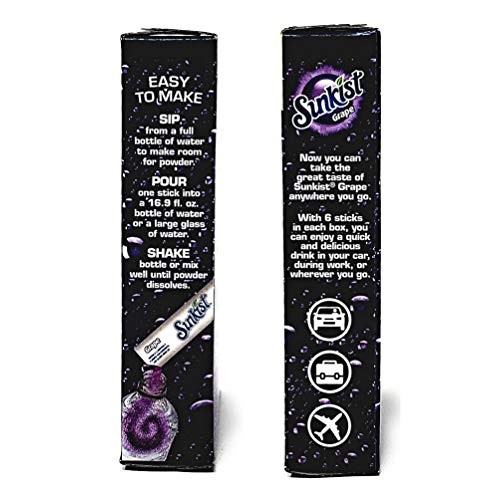 Sunkist Zero Sugar Singles To Go Bulk Variety Pack - 4 Flavors -